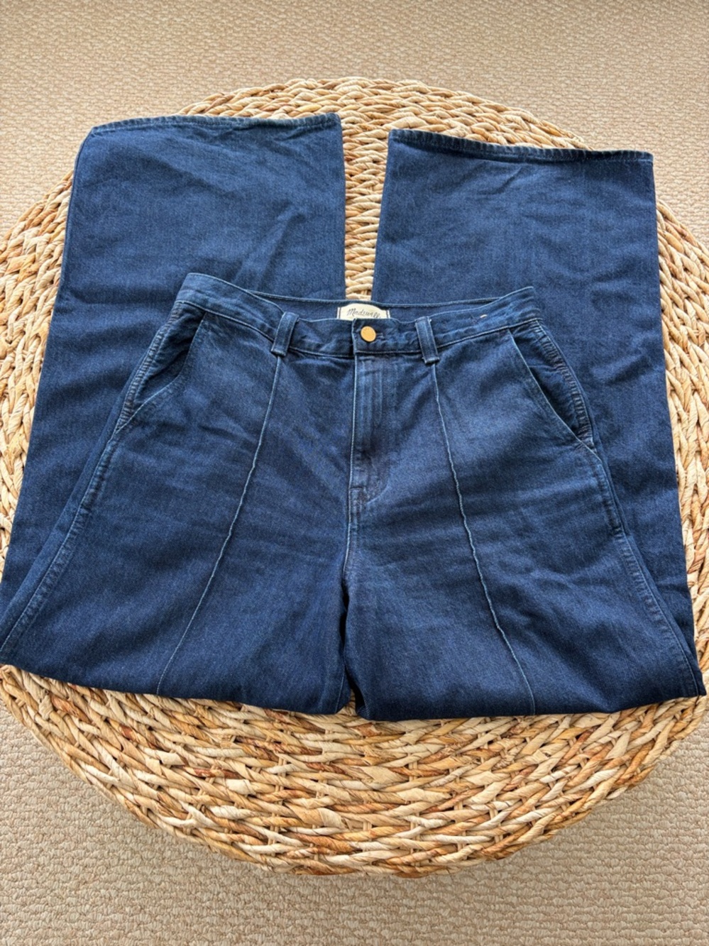 Madewell Superwide Leg Seamed Jean - Picture 4 of 15